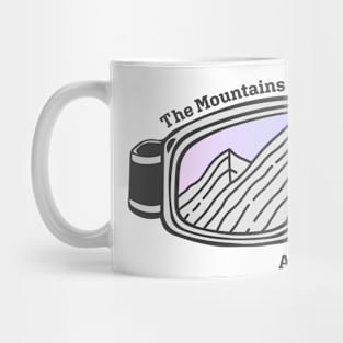 Sunset Mountain Ski Goggles | The Mountains Are Calling And I Must Go Mug